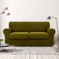 thumbnail image 2 of CHUN YI Housse de Canapé avec Housse de Coussin Séparée Extensible à Carreaux, 2 of 7