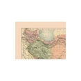 thumbnail image 4 of Historic Map - Persia Afghanistan - Black 1867 - Vintage Wall Art, 4 of 4
