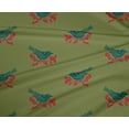thumbnail image 4 of oneOone Polyester Lycra Fabric Branch & Bird Block Printed Fabric 1 Yard 56 Inch Wide, 4 of 4