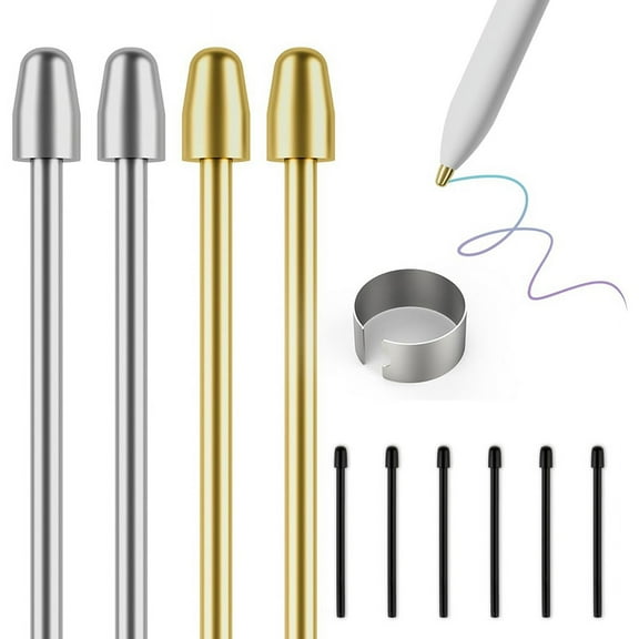 Marker Pen Stylus Tips for 2, 2 with Nibs Removal Tool,Metal Tips/Nibs Refill Accessories