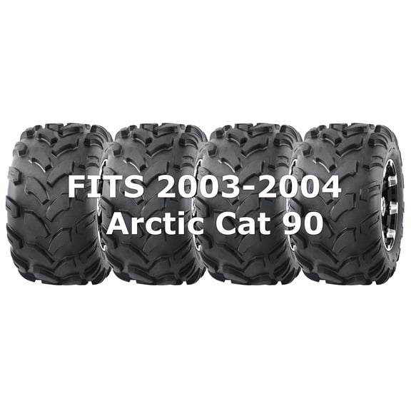 2003-2004 Arctic Cat 90 WANDA Sport ATV tires 19x7-8 19x7x8, Set of 4