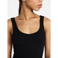 thumbnail image 4 of No Boundaries Cropped V-Neck Tank Top, Women’s XXS-XXL, 4 of 5