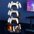 thumbnail image 1 of Soporte para auriculares Wdftyju para consola de juegos PS5/PS4/PS3/Steam/Switch 1/2/3 niveles, 1 of 7