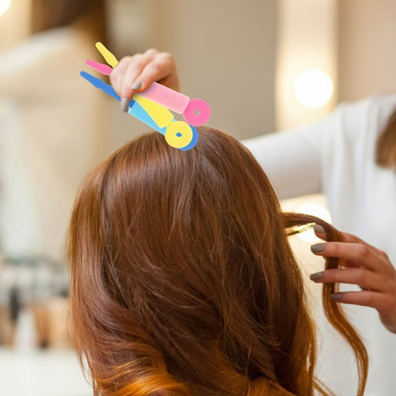 WHAMVOX Sponge Curler Roller 9Pcs Hair Rollers for Long Hair Styling for Women