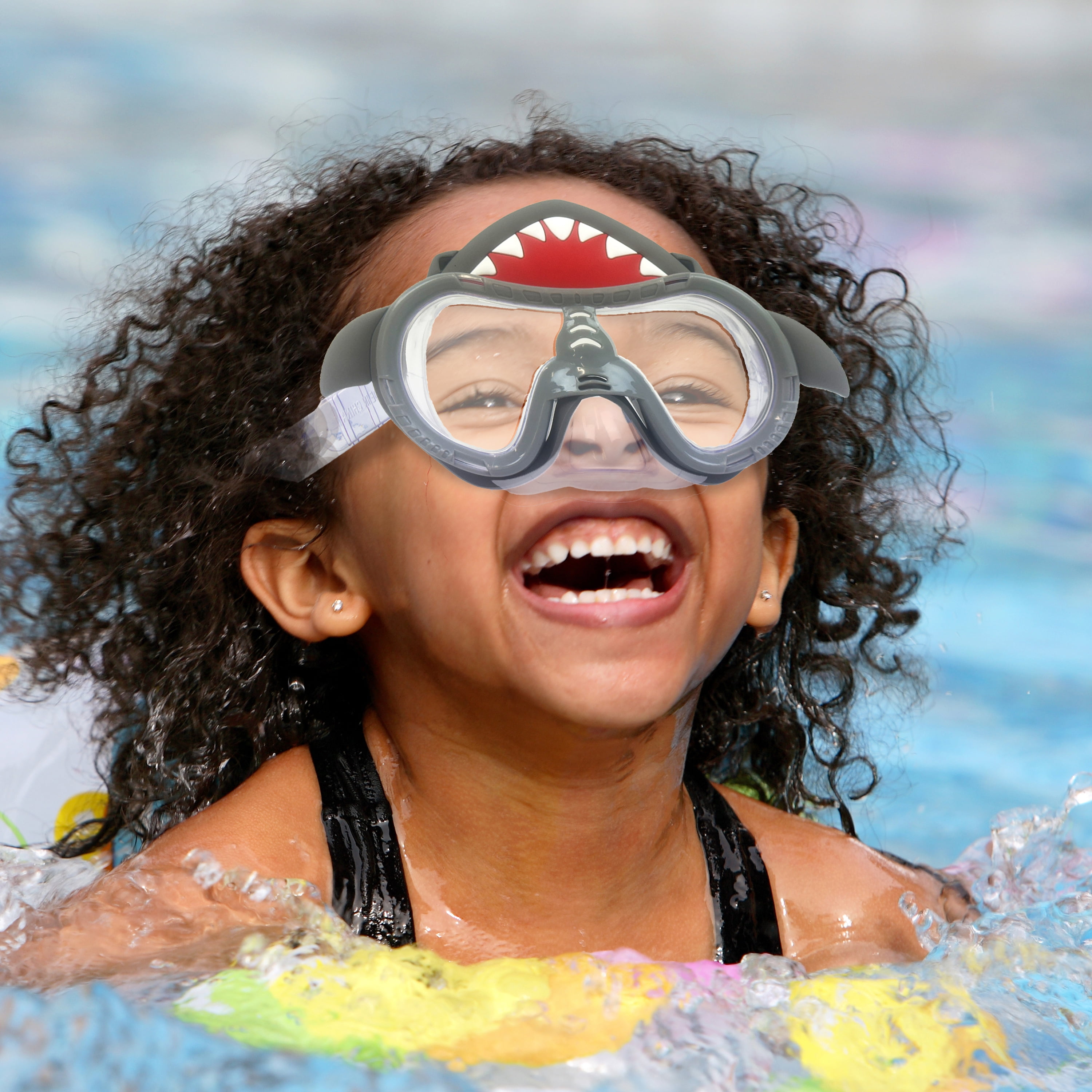 (2 pack) Aqua Dolfino Swim Goggle Mask, Shark