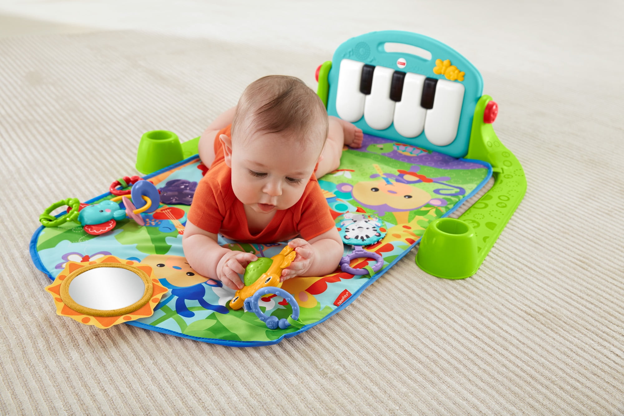 fisher price play mat with piano