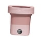 thumbnail image 5 of Mini lavadora plegable, lavadora pequeña compacta, 8L, 3 modelos, lavadora de cubo pequeña de alta potencia para RV, dormitorio, hogar, ropa de bebé, Rosa Soledad Lavadora portátil, 5 of 9