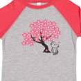 thumbnail image 4 of Inktastic Japanese Cherry Tree Kitty Cat Girls Toddler T-Shirt, 4 of 5