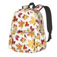 thumbnail image 1 of Disketp Autumn Leaves 1 Mochila Escolar de Gran Capacidad y Peso Ligero, Mochila de Viaje Ideal para Escuela, Trabajo y Uso Diario, Cómoda y con Estilo, 1 of 8