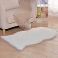 thumbnail image 4 of CNKOO European-Style Simple Imitation Wool White Home Living Room Thickened Plush Carpet Floor Mat Bay Window Mat, 4 of 8