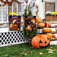 thumbnail image 6 of Halloween Ghost Garden Flag, 12 x 18 in Double Sided Welcome Yard Banner for Outdoor Porch Lawn, 6 of 8