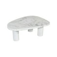 thumbnail image 5 of Meridian Furniture Messina White Genuine Marble Coffee Table, 5 of 7