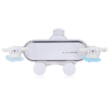 Roffatide Anime Cinnamoroll Cute Phone Mount for Car Universal Air Vent Car Phone Holder Mount Hands Free Easy Clamp Cradle Fit for All Smartphones Car Accessories for Women