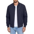 thumbnail image 2 of YUGYXL Men's Classic Stand Collar Bomber Jacket with Pockets Full Zip Lightweight Casual Flight Coat for Daily Streetwear Black Jacket, 2 of 6