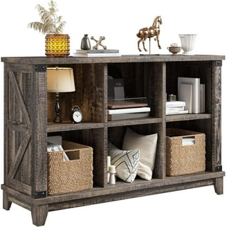 Libreria Bassa Finitura Legno Nero L140 Cm EPURE