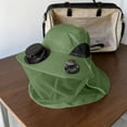 thumbnail image 4 of BotaniNest Solar Fan Cap Wide Edge Fan Sun Cap Control Cap For And Solar USB Charging Cap With Net, 4 of 4