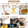 thumbnail image 7 of Lux Decor 35 Piece Kitchen Utensils Set - High Heat Resistant Wooden Handle Silicone Cooking Utensils Set with Utensils Holder, BPA Free Cookware - Dishwasher Safe kitchen utensils - Khaki, 7 of 7