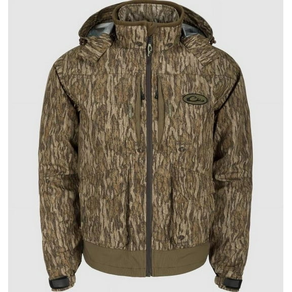 Drake Men's G3 Flex 3-in-1 Waterfowler's Jacket Mossy Oak Bottomland Large