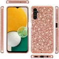 thumbnail image 3 of Case for Galaxy A14 5G,Galaxy A14 5G Case,Glitter Sparkly Luxury Light Slim Shockproof Protective Bling Diamond Girls for Women Phone Case for Samsung Galaxy A14 5G (Gold), 3 of 7