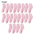 thumbnail image 4 of fastboy 10piece Comfortable To Wear Elastic Socks Soft Texture Exquisite Craft For Durability Fit For All Feet Shape Extra Thick Pink 1Set, 4 of 6