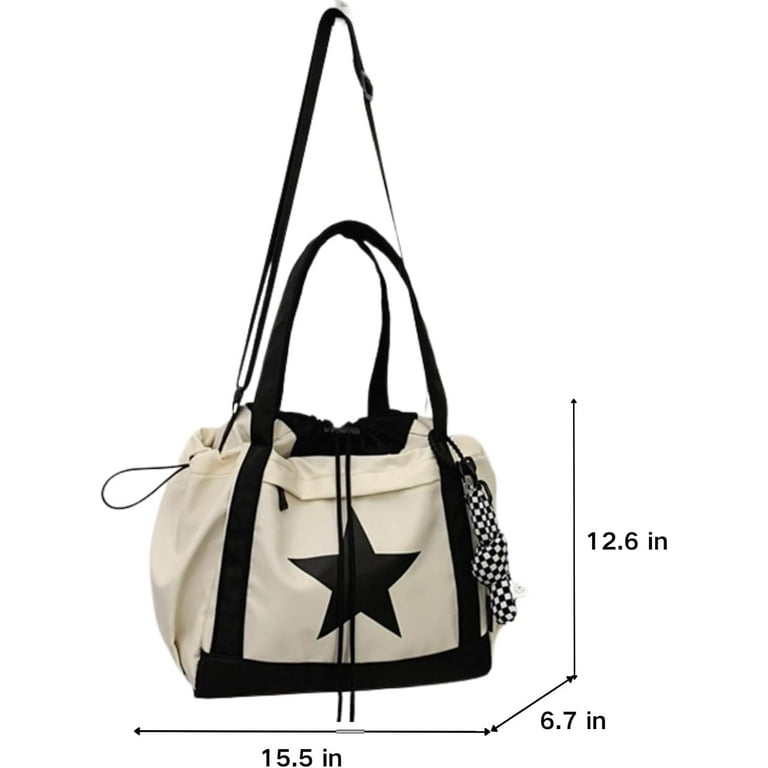 Star Messenger Bag, Vintage Star Tote Bag Y2K, Cute Star Messenger Bag, Vintage Star Tote Bag Y2K, Cute