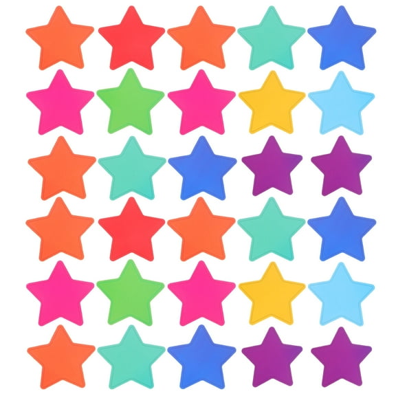 FRCOLOR 108pcs Star Paper Cutouts For Bulletin Boards Colorful Star Decorations For Classroom And Office Graduation Parties And Diy Craft Projects