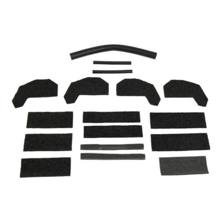 liraijei 17PACK Interior Accessories Hard Seal Kits For Jeep Wrangler JK A1T4