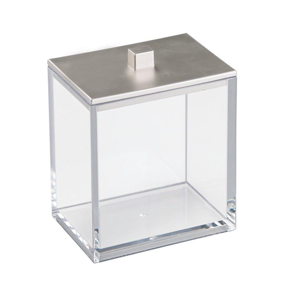 InterDesign Clarity Canister for Beauty Products, Bathroom Vanities