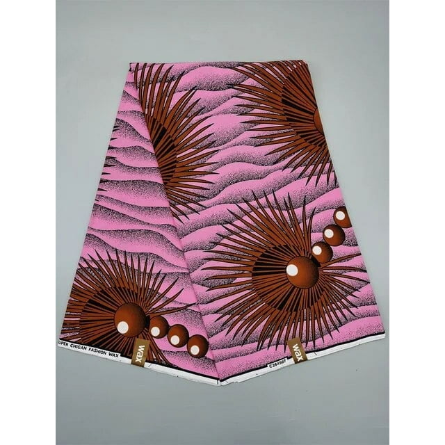 Tissu Ankara à Imprimé de Cire Africaine Répandu, 100 % Coton, Style Nigérian, Patchwork, Couture, Véritable Cire pour Robes