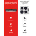 thumbnail image 3 of Combo DISA HOME Parrilla Eléctrica 4 Quemadores Acero Inox Y Campana Extractora de Pared Acero Inox Disa Home 40-11-0-017, 3 of 7