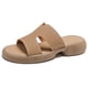thumbnail image 3 of Zapatillas cómodas de suela gruesa para mujer antideslizantes para playa a fuego lento, 3 of 9