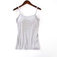 thumbnail image 1 of Camisola deportiva de verano para mujer con almohadilla para el pecho integrada, tirantes finos ajustables para los hombros, 1 of 6