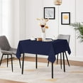 thumbnail image 2 of shiyou-Square Tablecloth 1 PCS 85x85 Navy Blue, 2 of 4