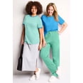 thumbnail image 2 of Woman Within Plus Size Contrast Tee 2-Pack, 2 of 6