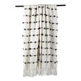 thumbnail image 2 of Off White Woven Loop Throw, 2 of 3