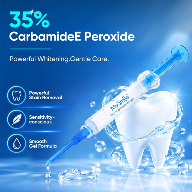 MySmile Teeth Whitening Kit with 5-LED Light and Gel photo 5