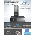 thumbnail image 2 of Lenovo ThinkCentre neo 50s Gen 6 13DQ0001US Desktop Computer, Intel Core Ultra 5 225, 8 GB DDR5 512 GB PCI SSD, Small Form Factor , Raven Black ,without DVD+RW,Windows 11 Pro, 2 of 8