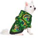 thumbnail image 2 of Fotbe Cat St Patrick's day Sudadera con Estampado para Perros Pequeños – Suéter con Capucha para Mascotas, Tela Suave de Forro Polar con Bolsillo-Small, 2 of 7