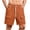 Orange, variant on EOYWHK Workout Shorts for Men Breathable Relaxed Fit Multi Pocket Men Gym Shorts Soft Lightweight Breathable Comfort Shorts for Men Black, Size L