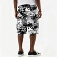 thumbnail image 5 of Camo Cargo Shorts for Men Summer Workout Hiking Shorts with Pockets Knee Length Casual Loose Bermuda Athletic Short, 5 of 6