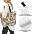 thumbnail image 3 of Rocae Rose Flowers for Big Capacity Shoulder Bag with Pockets,Tote Bag for Women Handbag, 3 of 8