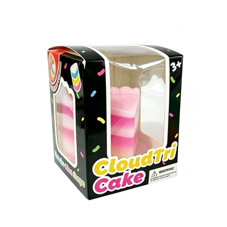 GNOIX Cake Squeeze Squishies Cake Triangle Fan-Shaped Squishies Slow Rise Sensory Fidget T0y Easter Basket Stuffers Party Favors Summer Sensory Stress Relief
