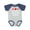 Baseball Heather and Navy, variant on My Uncle Loves Me to Bits Boys or Girls Baby Bodysuit