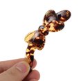 thumbnail image 5 of Unique Bargains 1 Pc Fashion Bow Hair Clips Hairdo Clip Light Brown, 5 of 5