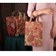 thumbnail image 3 of Xiao Hua Regalos, flores, bolsas de embalaje para cajas de regalo, bolsas de papel de piel de vaca rosa vintage, bolsas de regalo de flores (marrón horizontal, 35 * 13 * 26 cm), 3 of 4