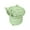 A344 Mint Green 3.9"x3.7", variant on 2026 Elevated & Pet Bowls Silicone Tilt Design Pet Feeder Container Heat Cat Dish To Slow Down Eating With Fish Shape For Cats Small Dogs 1Pc Cat & Dog Bowls Suitable For Cute Pets