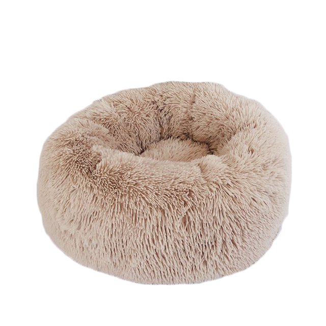 Methold 1 cama súper para mascotas, caseta para perros, gatos redondos, saco de dormir cálido para invierno, cojín largo de felpa para Suministros para perros color de goma Methold JJ22729-03