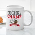 thumbnail image 5 of CafePress - Euchre Champ Mugs - 11 oz Ceramic Mug - Novelty Coffee Tea Cup, 5 of 6