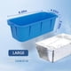 thumbnail image 5 of Moldes para Cubitos de Hielo Extra Grandes (Paquete de 6), 18 Lb (8,2 Kg) para Baños de Hielo, Bandejas Reutilizables para Baños de Hielo en el Congelador., 5 of 5