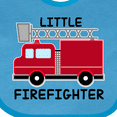 thumbnail image 4 of Inktastic Red Fire Little Firefighter Boys or Girls Baby Bib, 4 of 4